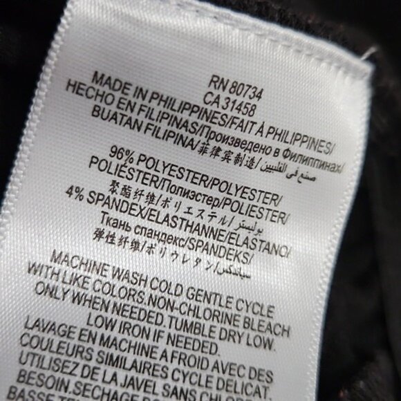 BCBGeneration Faux Wrap Skirt Shorts Romper Skort Size XS Black Party Casual - Picture 10 of 10